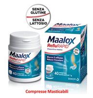 MAALOX REFLURAPID 40CPR MASTD